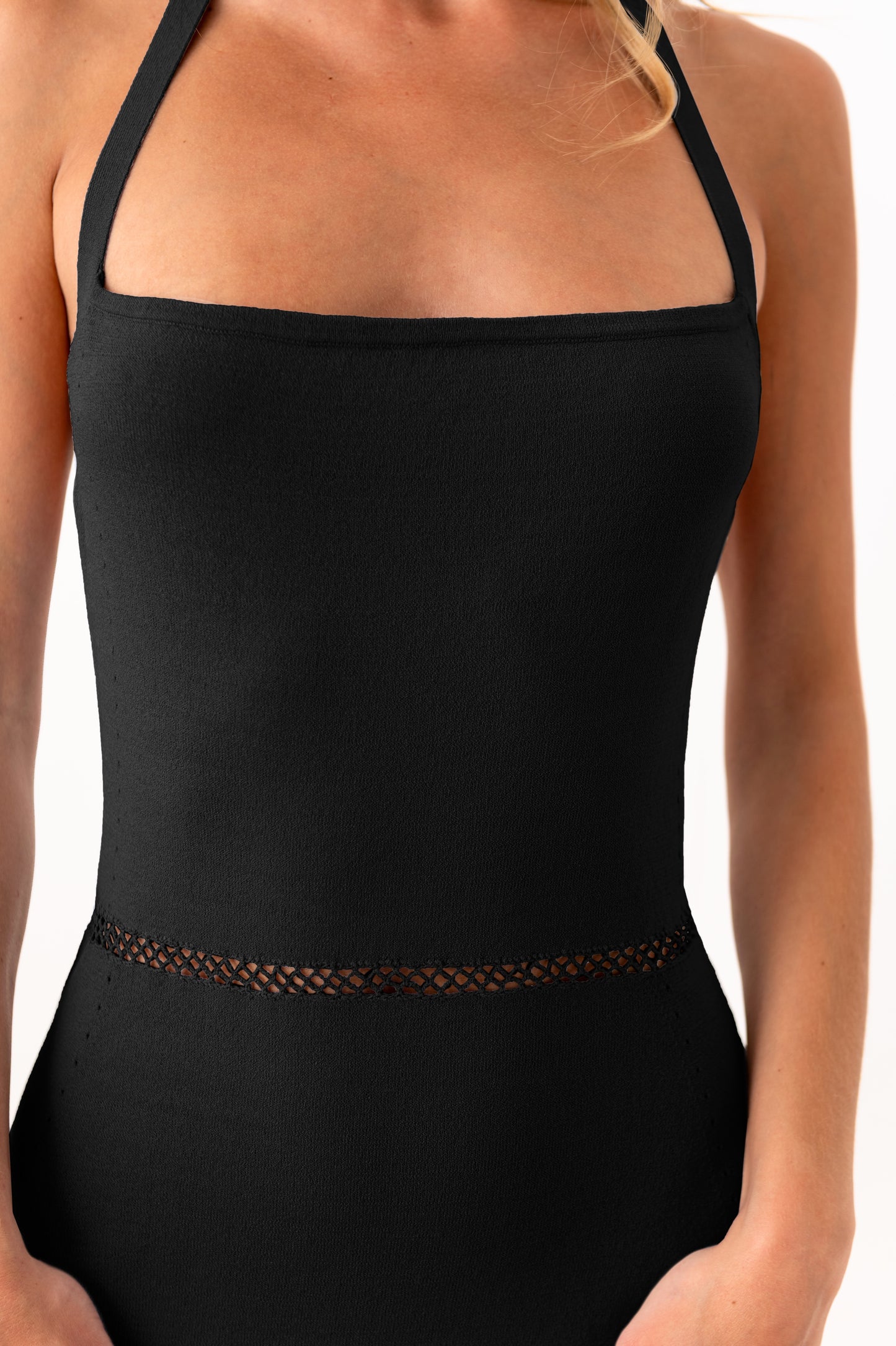 La Bohemia Knit Halter Dress