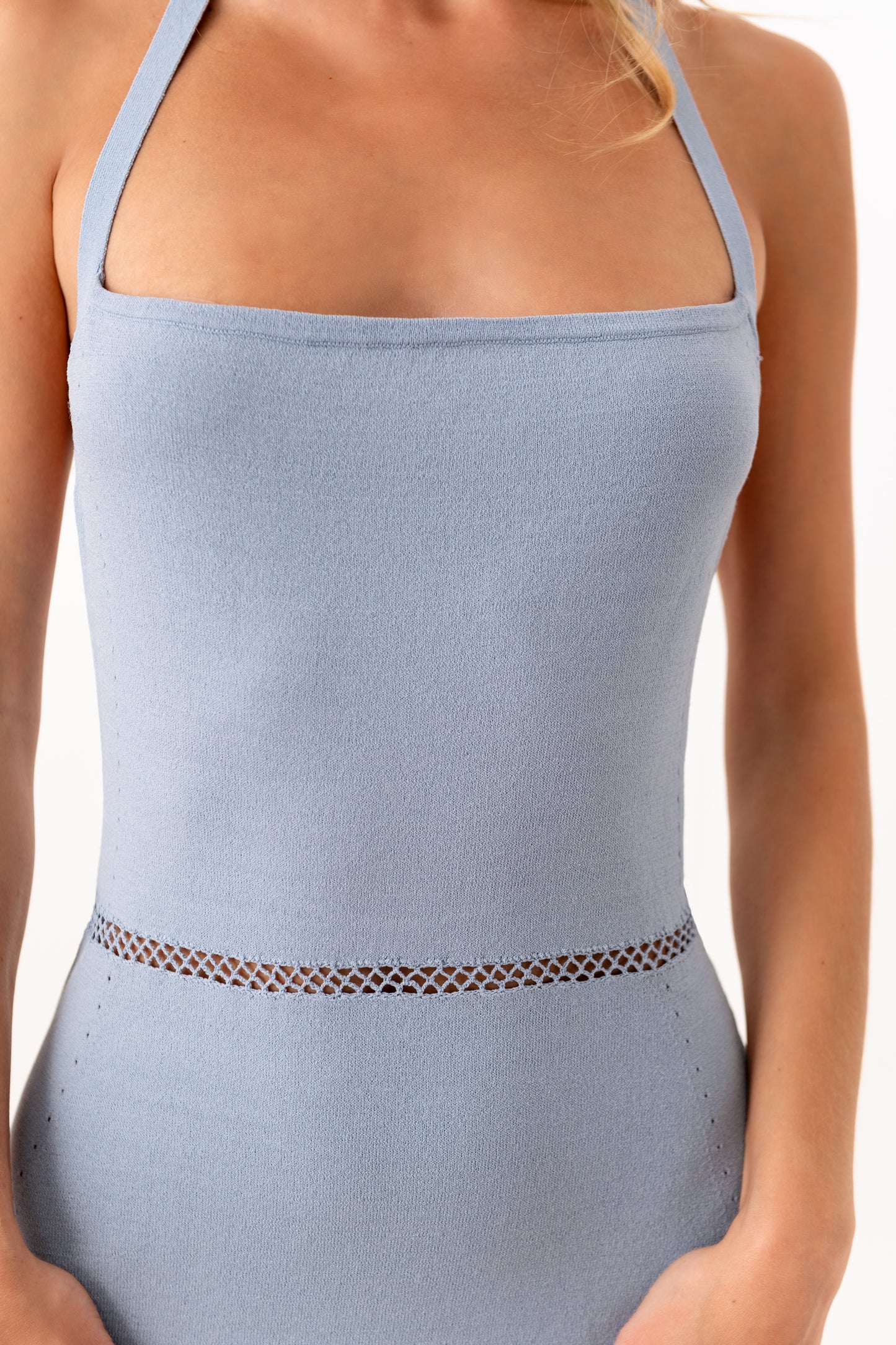 La Bohemia Knit Halter Dress