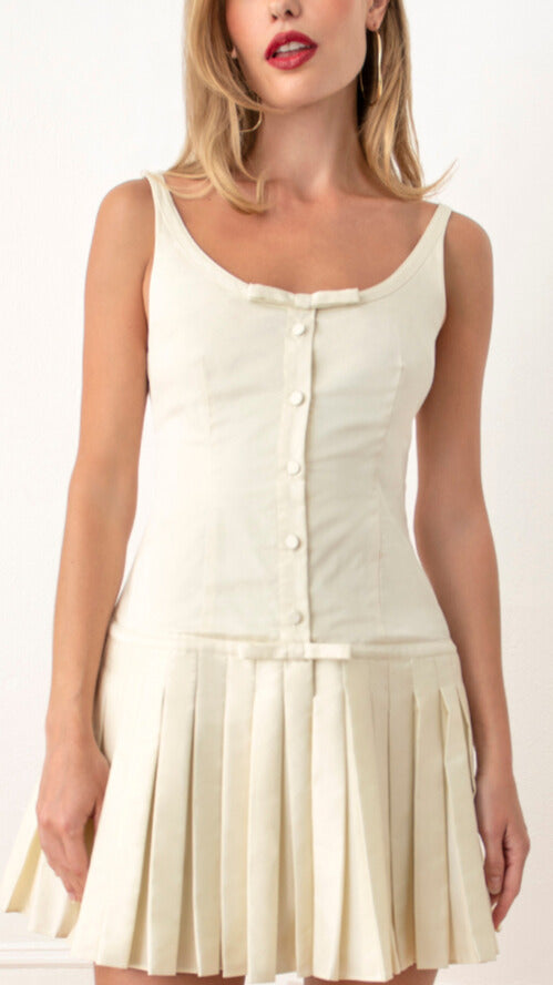 Valerie Pleated Dress