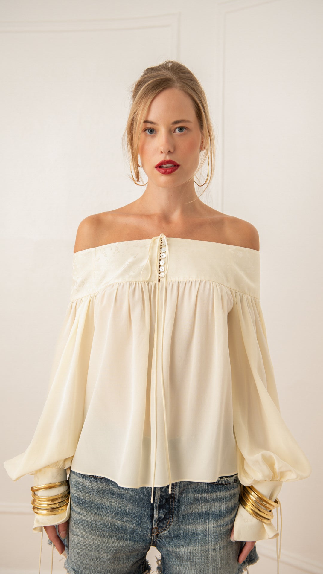 Enchanted Silk Poet Blouse
