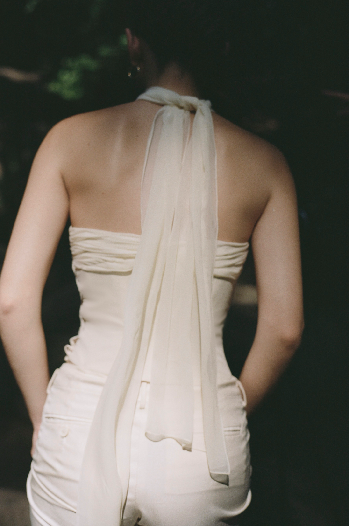 Bustier en mousseline