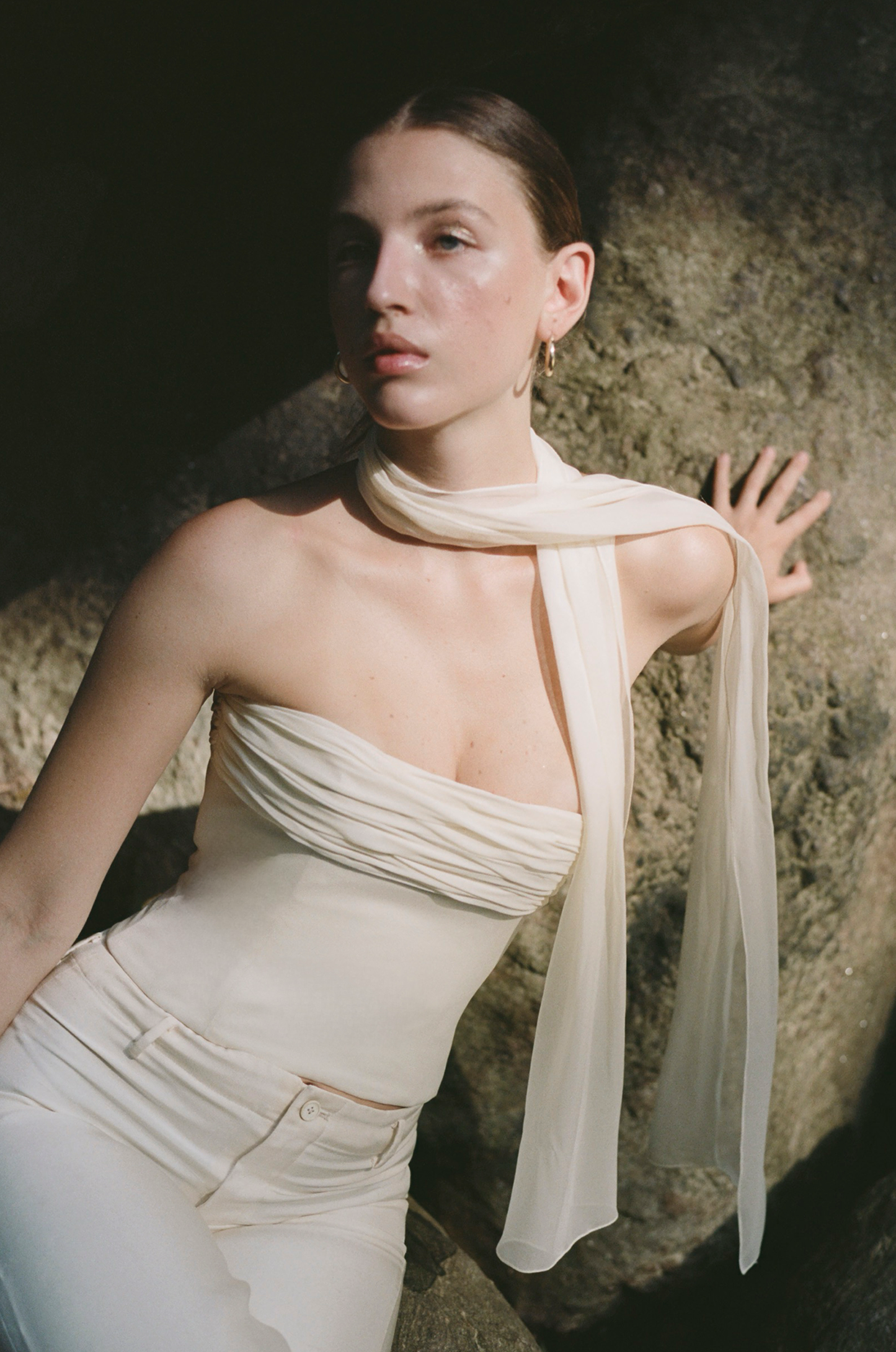 Bustier en mousseline
