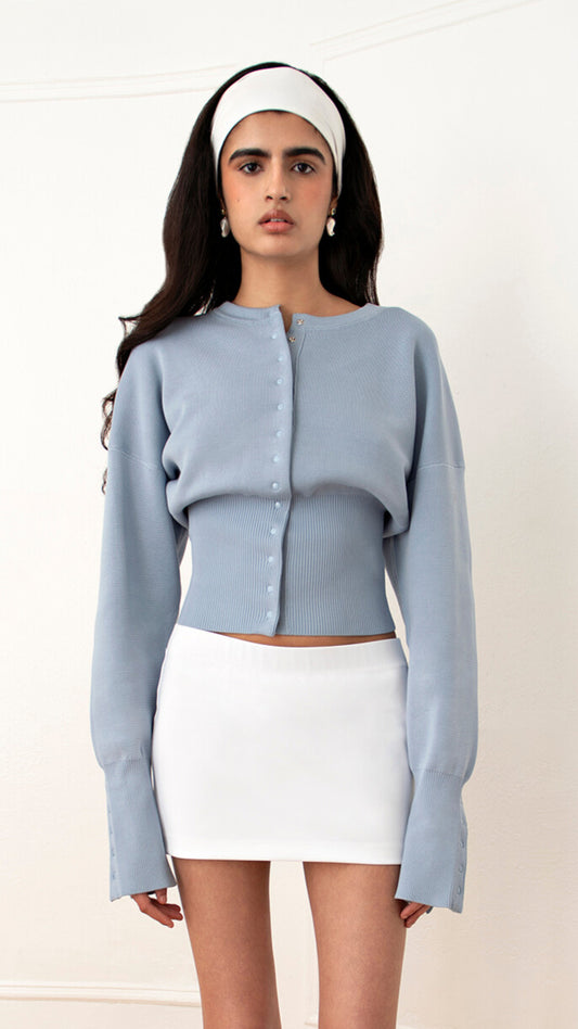 Le cardigan en tricot du week-end