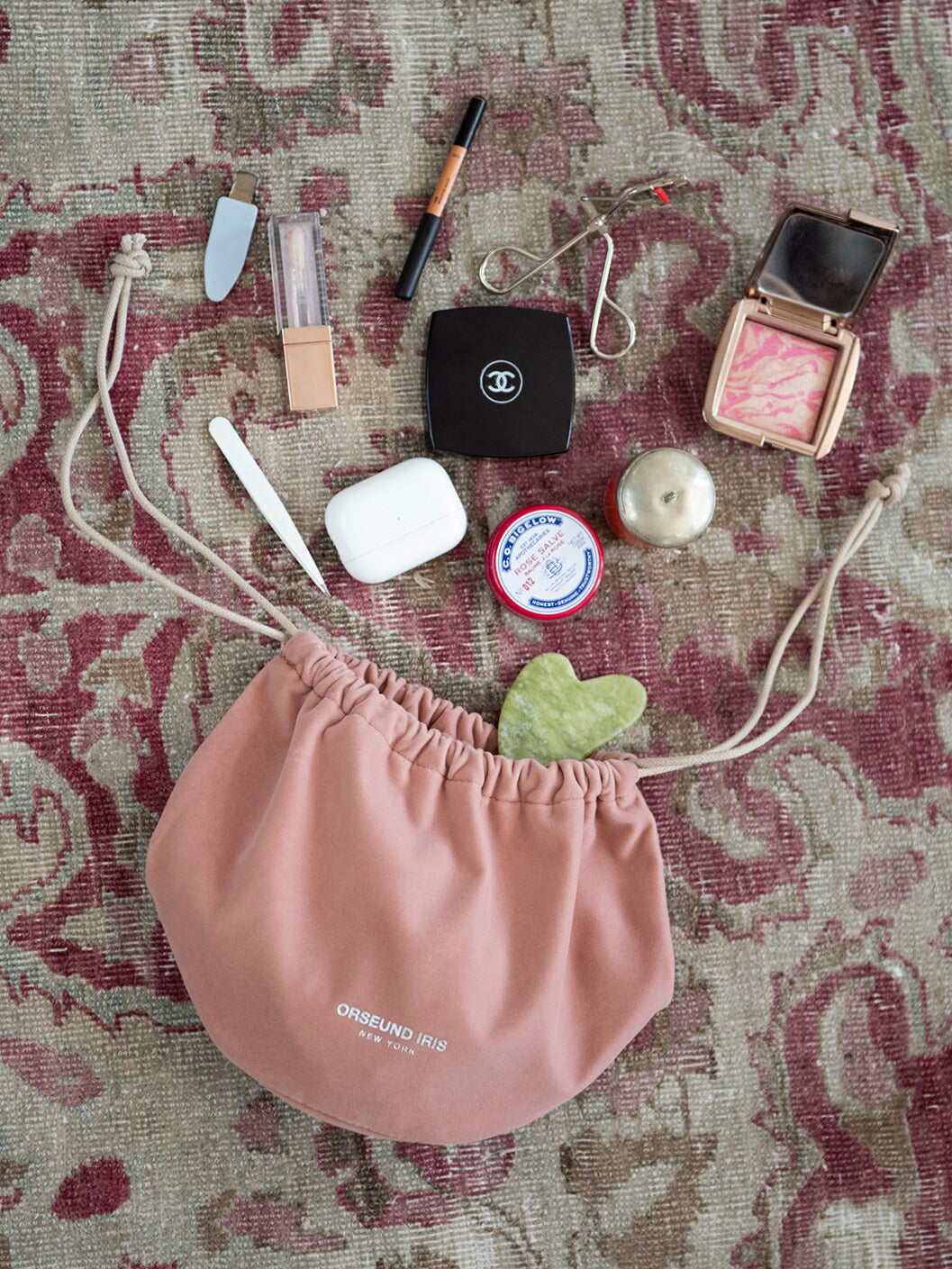 Small Signature Velvet Dust Bag