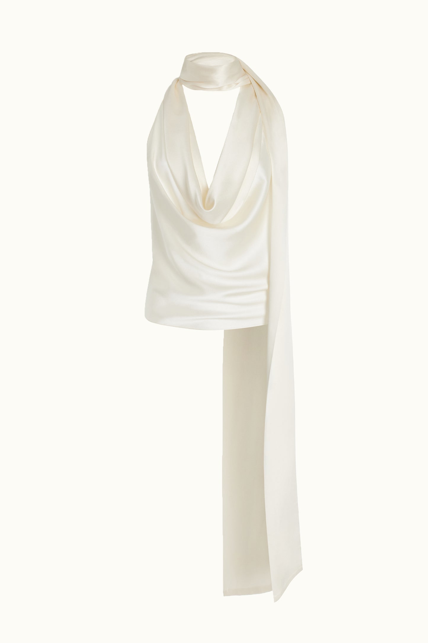 Cowl Neck Halter Top