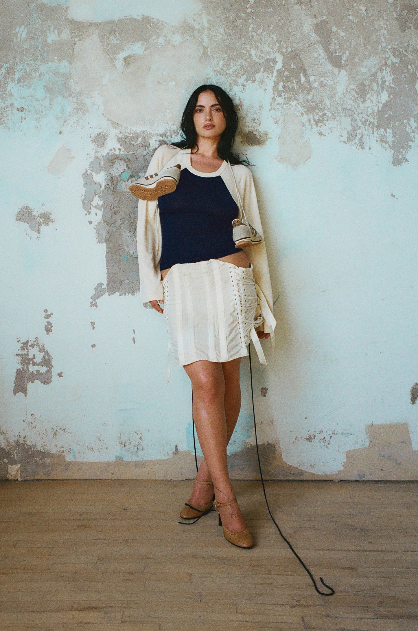 Off-Season Knitted Raglan Shirt