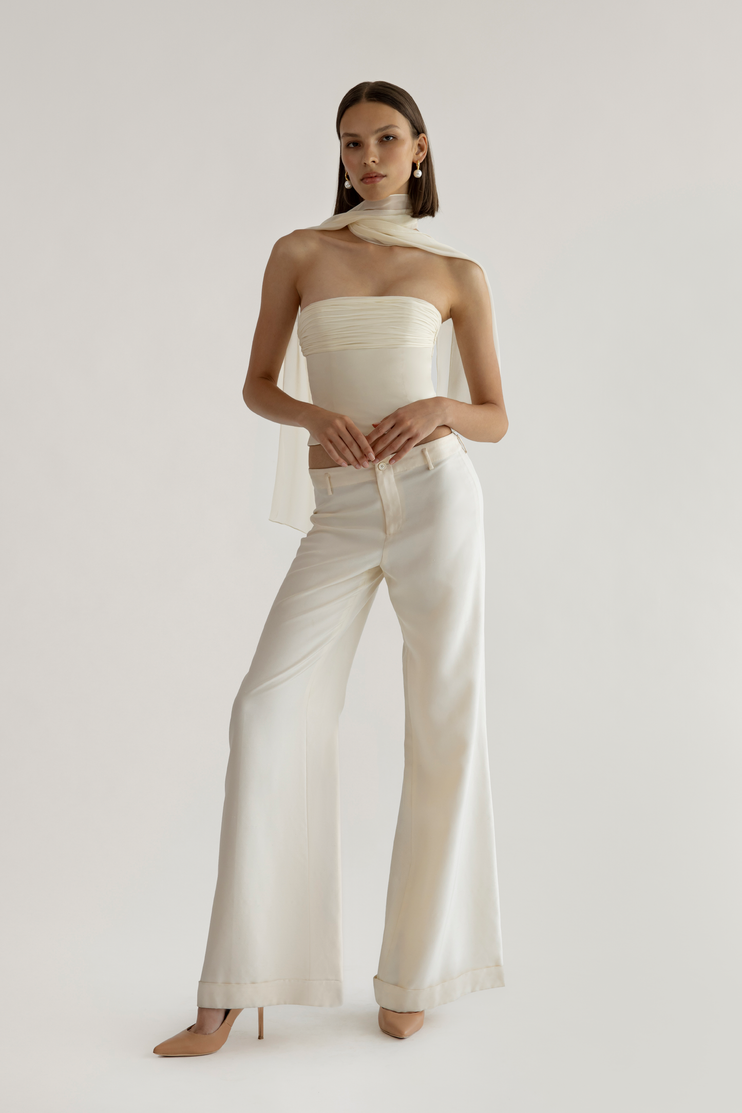 Bustier en mousseline