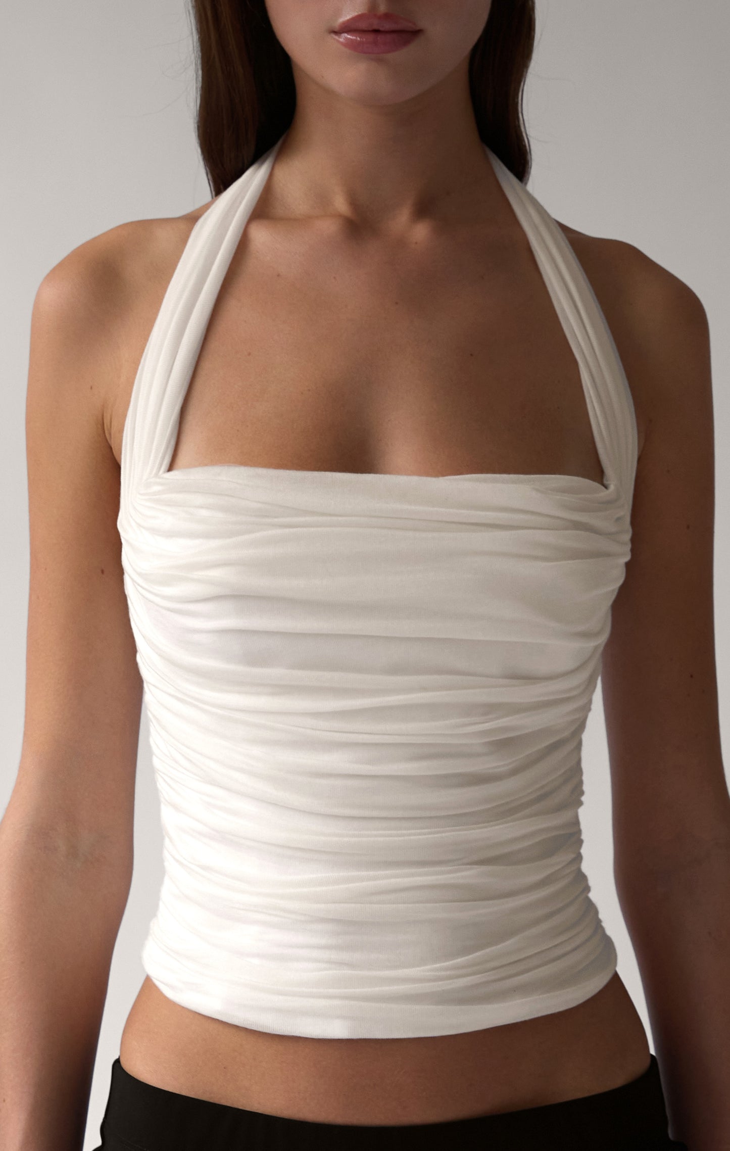 Silver Screen Halter Top