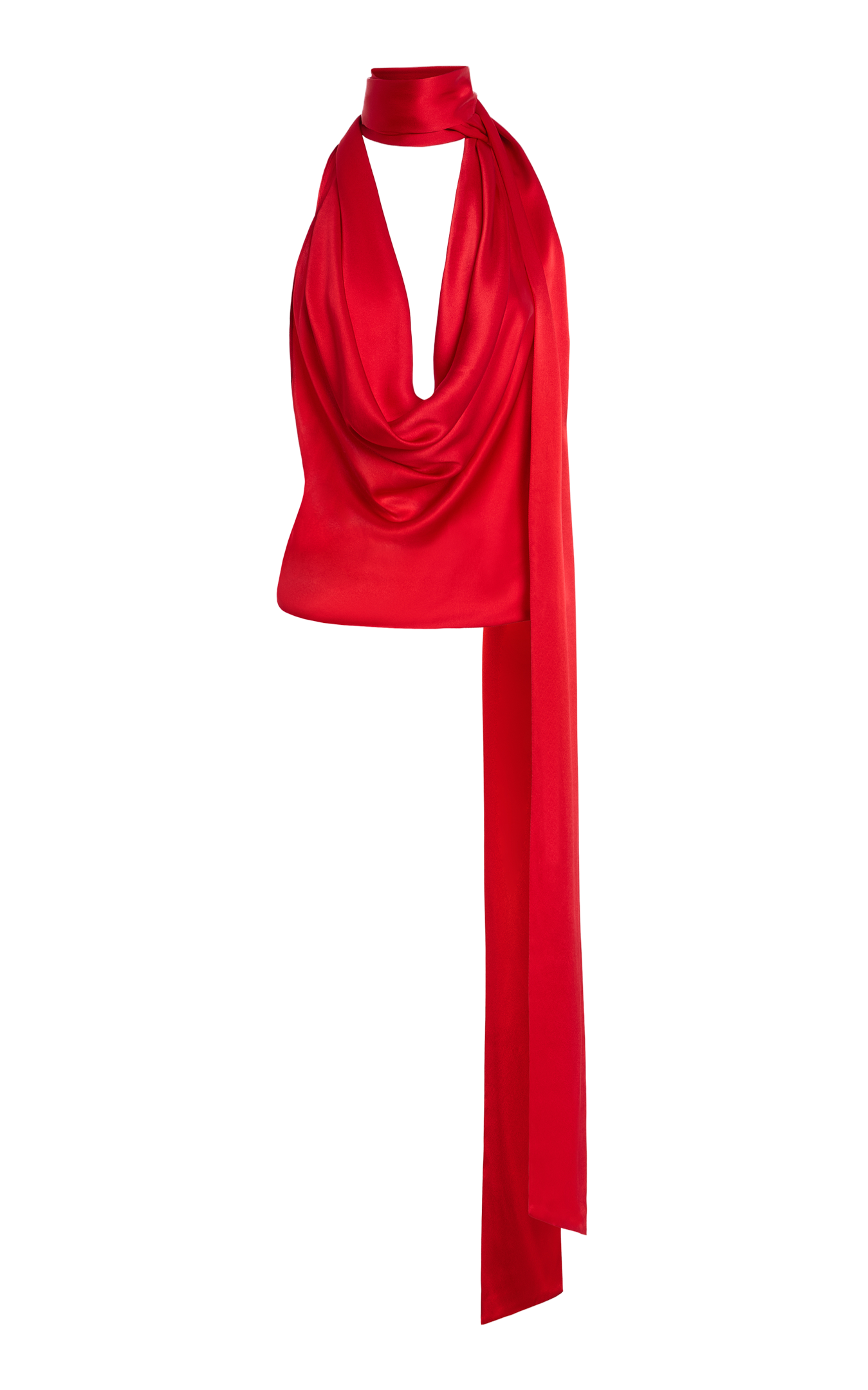 Cowl Neck Halter Top