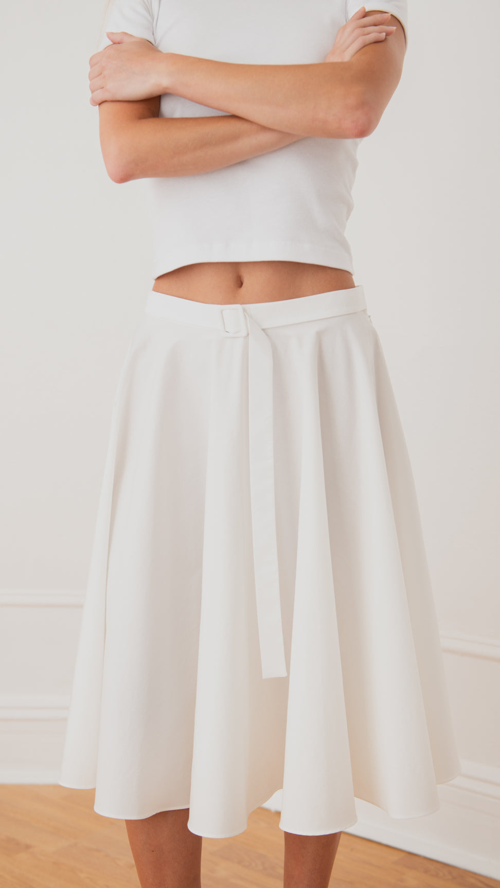 Daisy Belted Circle Skirt