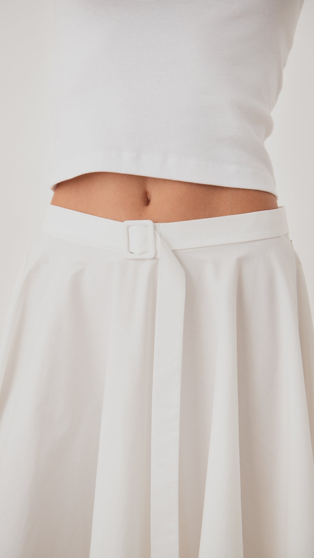 Daisy Belted Circle Skirt