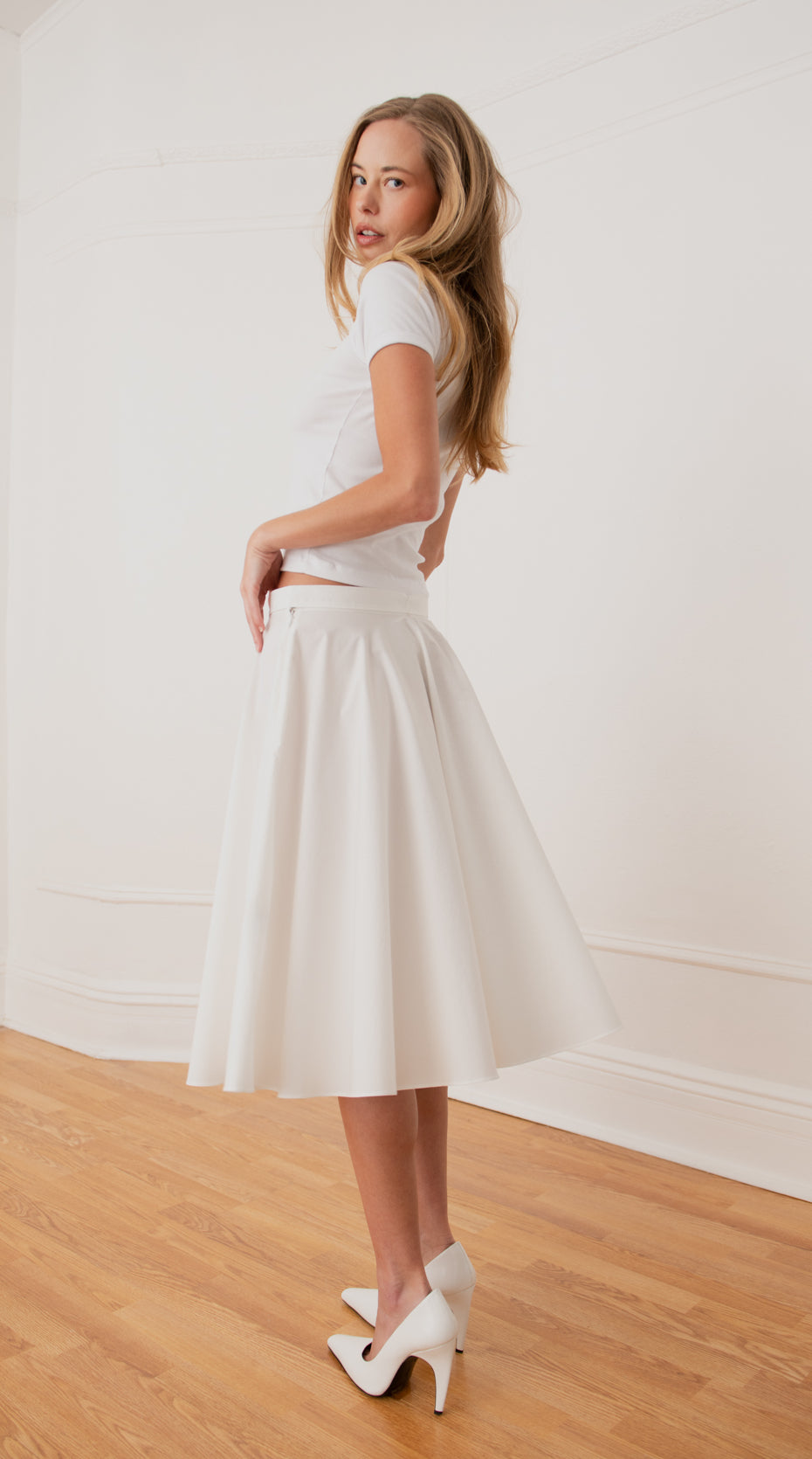 Daisy Belted Circle Skirt