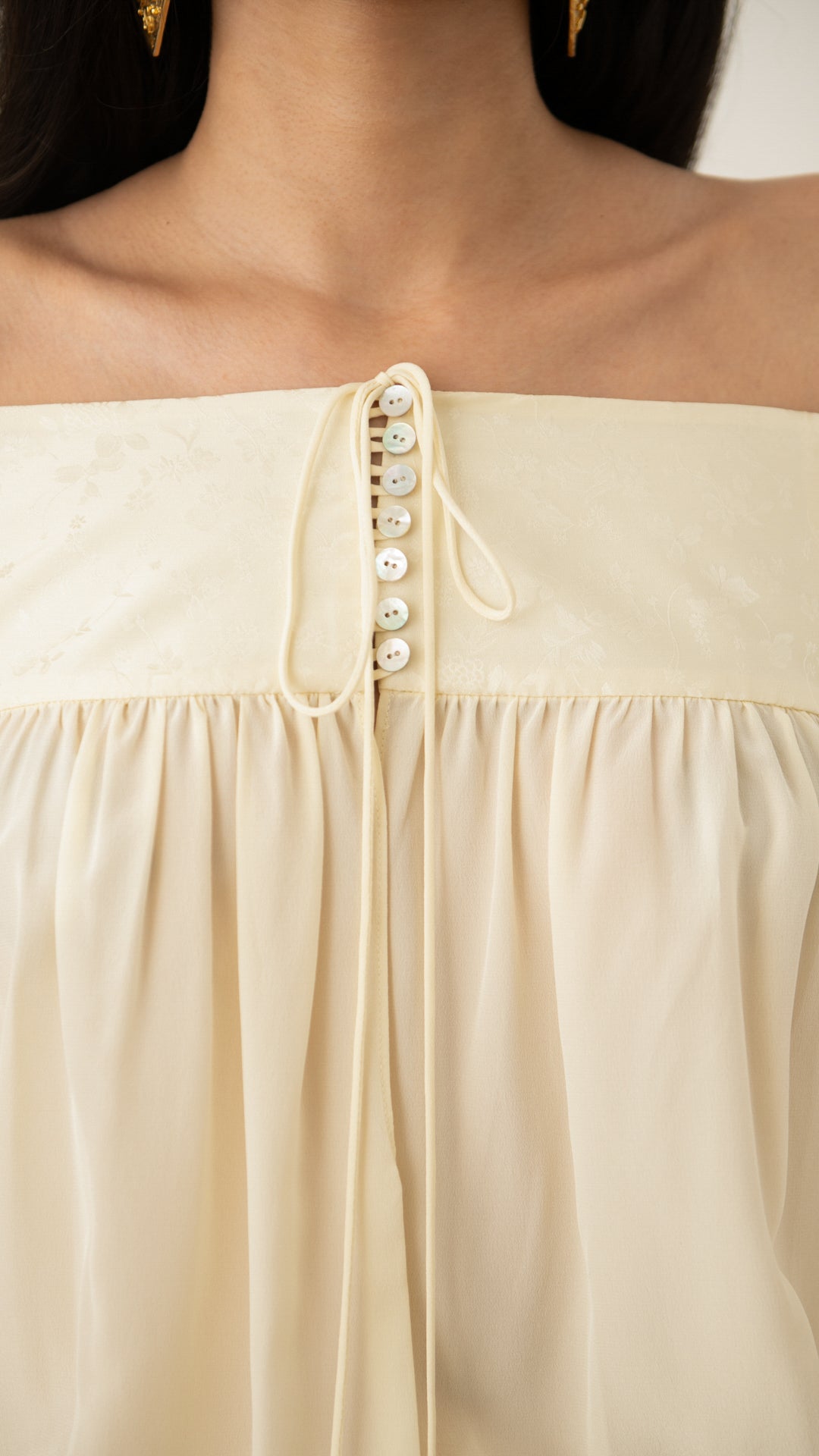Enchanted Silk Poet Dress