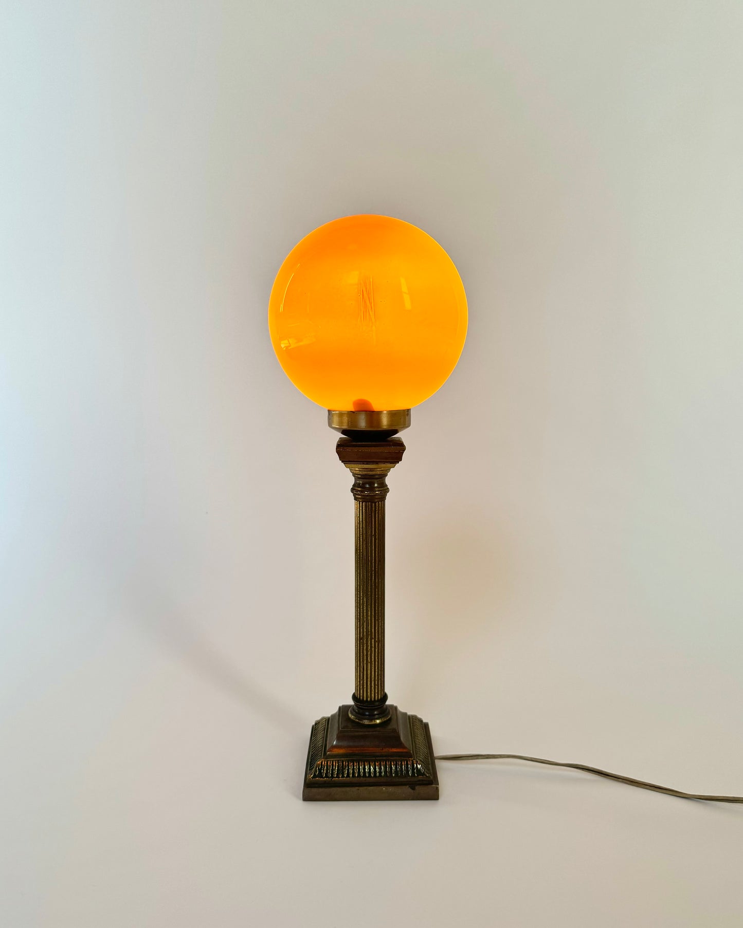 Vintage Globe Lamp #3