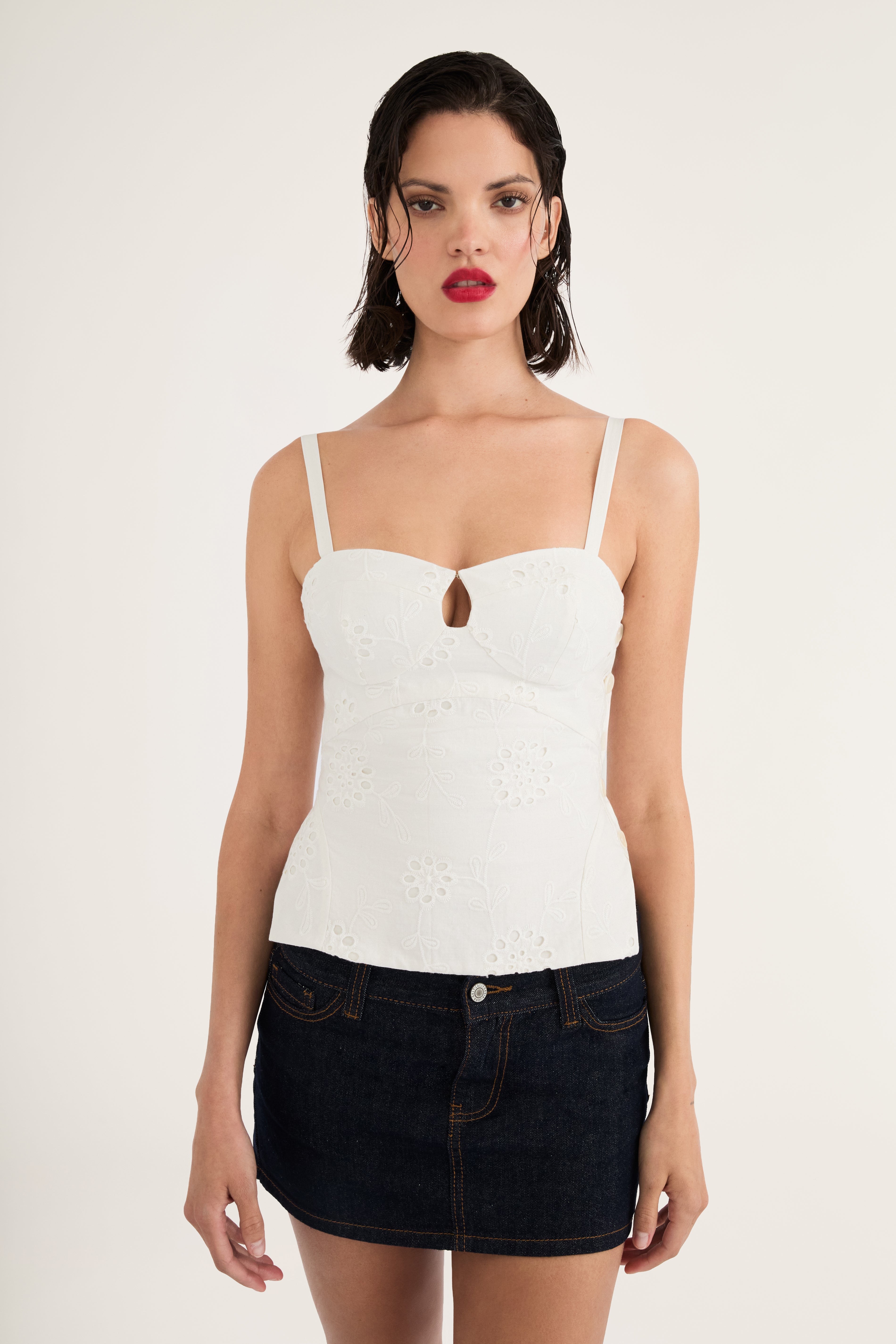 トップス Commesi bustier top トップス commesi Bustier Top (Black