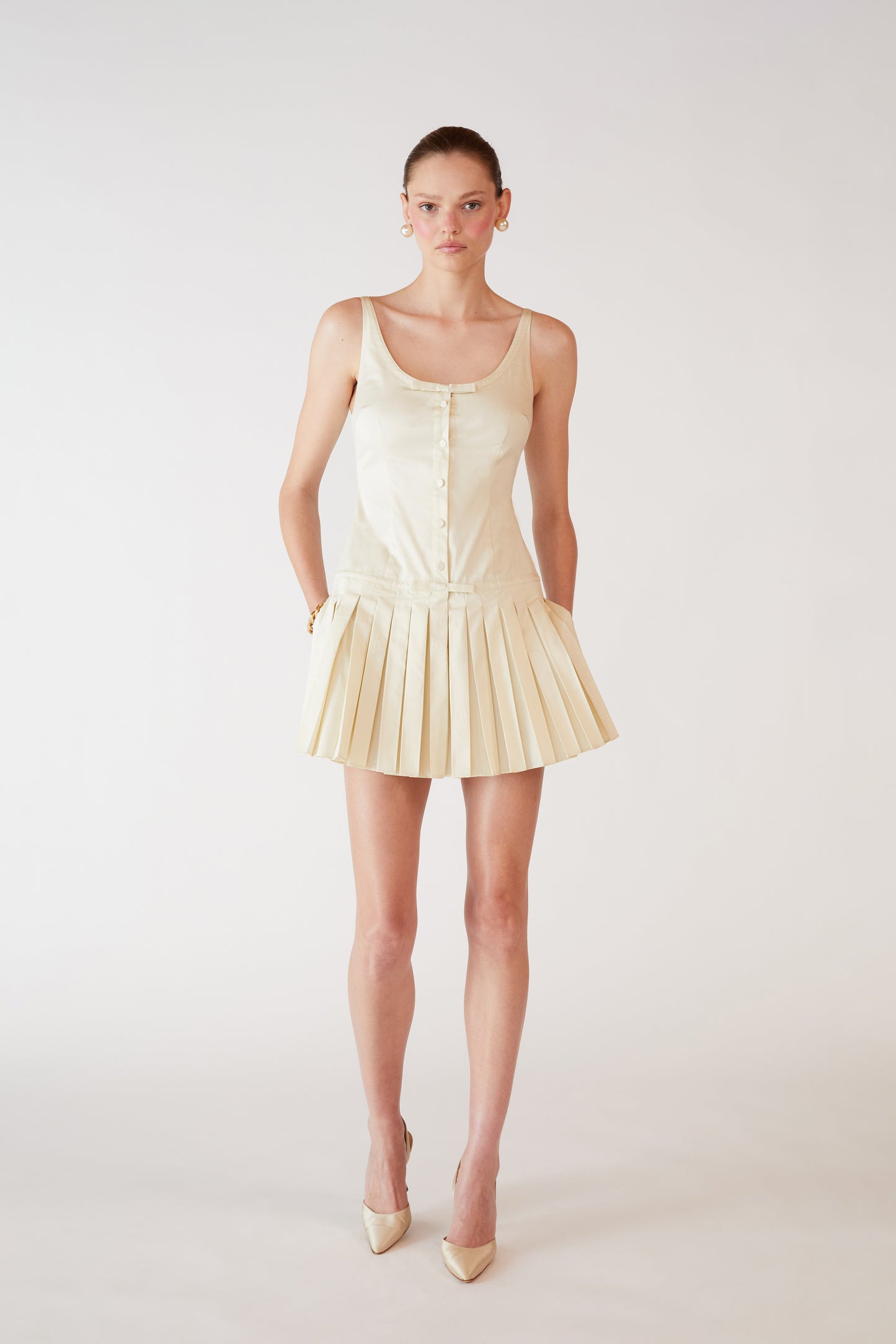 Valerie Pleated Dress