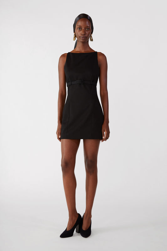 Audrey Belted Mini Dress