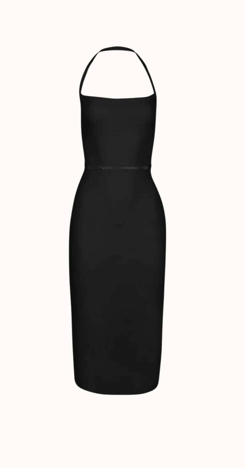 La Bohemia Knit Halter Dress