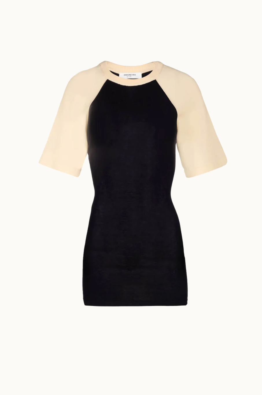 Off-Season Knitted Raglan Mini Dress