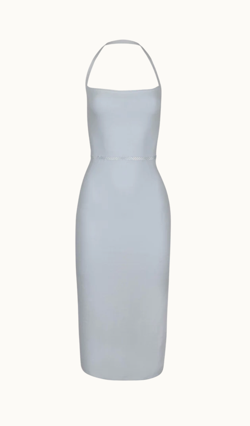 La Bohemia Knit Halter Dress XL / Parisian Blue La Bohemia Knit Halter Dress XL / Parisian Blue