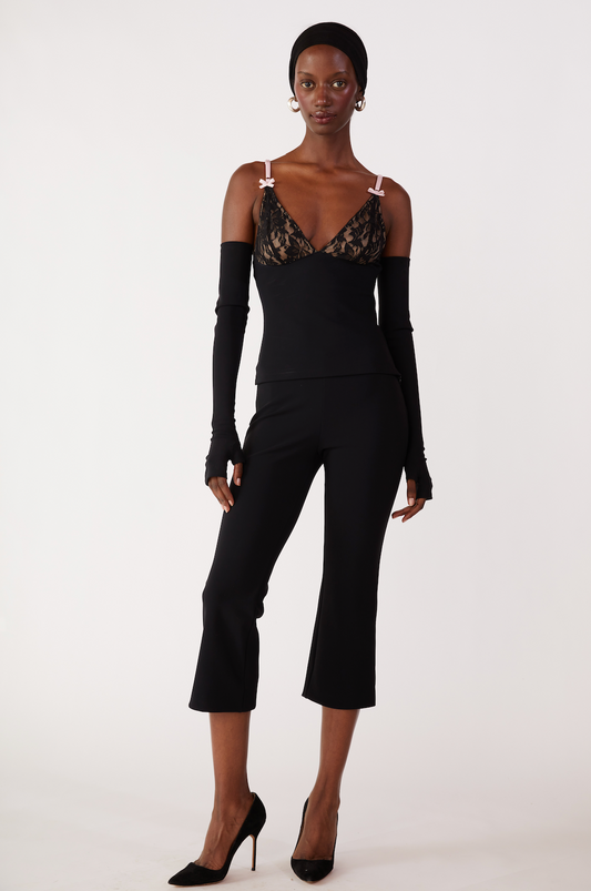 Basic Capri Knit Pant
