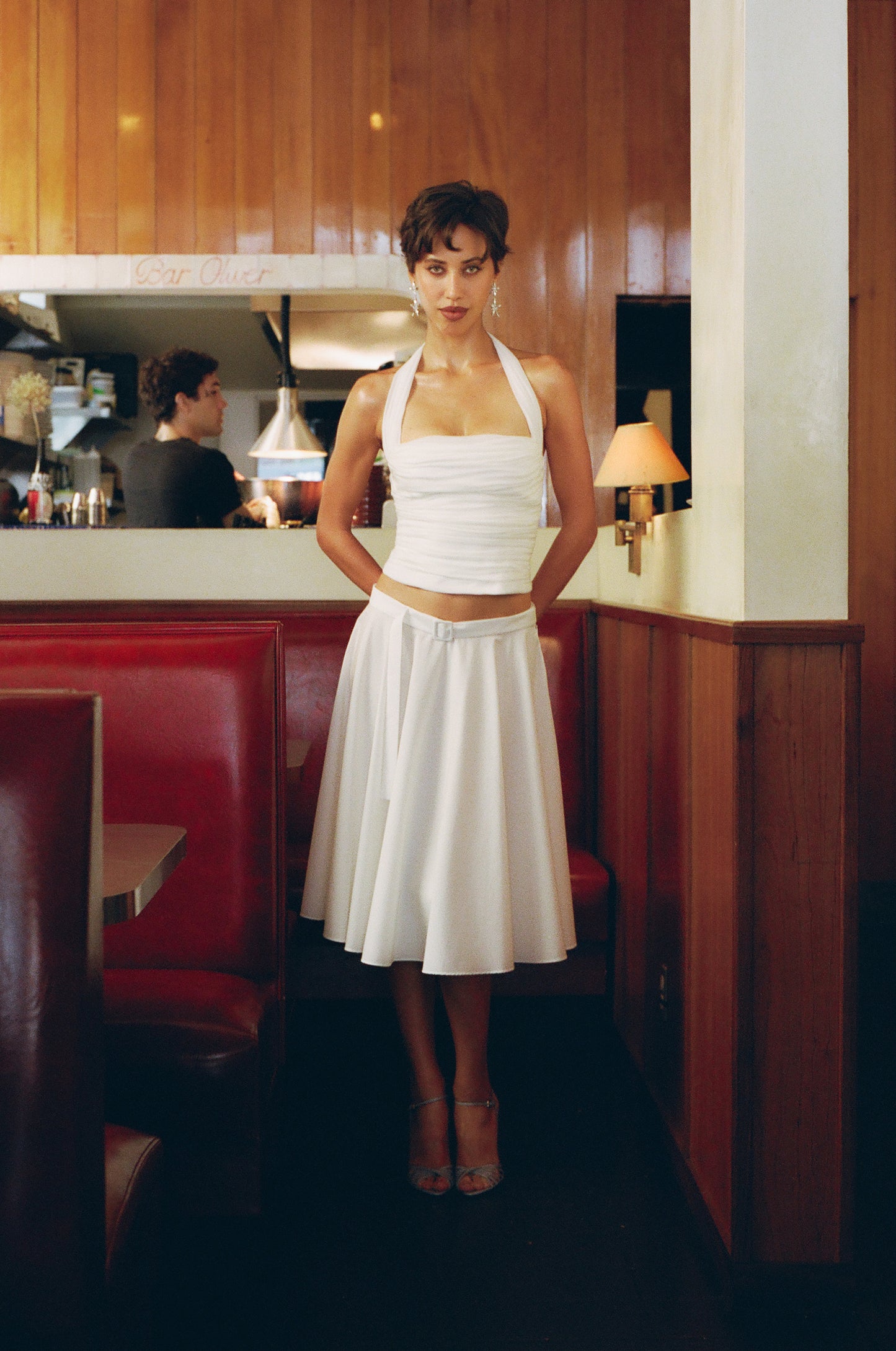 Daisy Belted Circle Skirt