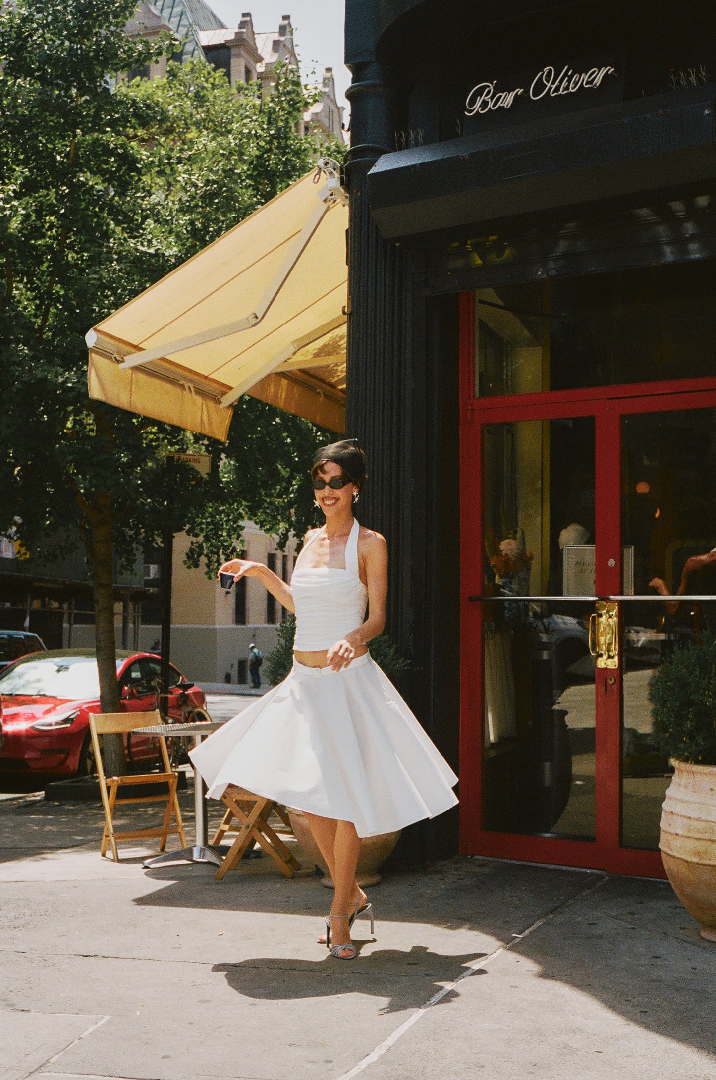 Daisy Belted Circle Skirt