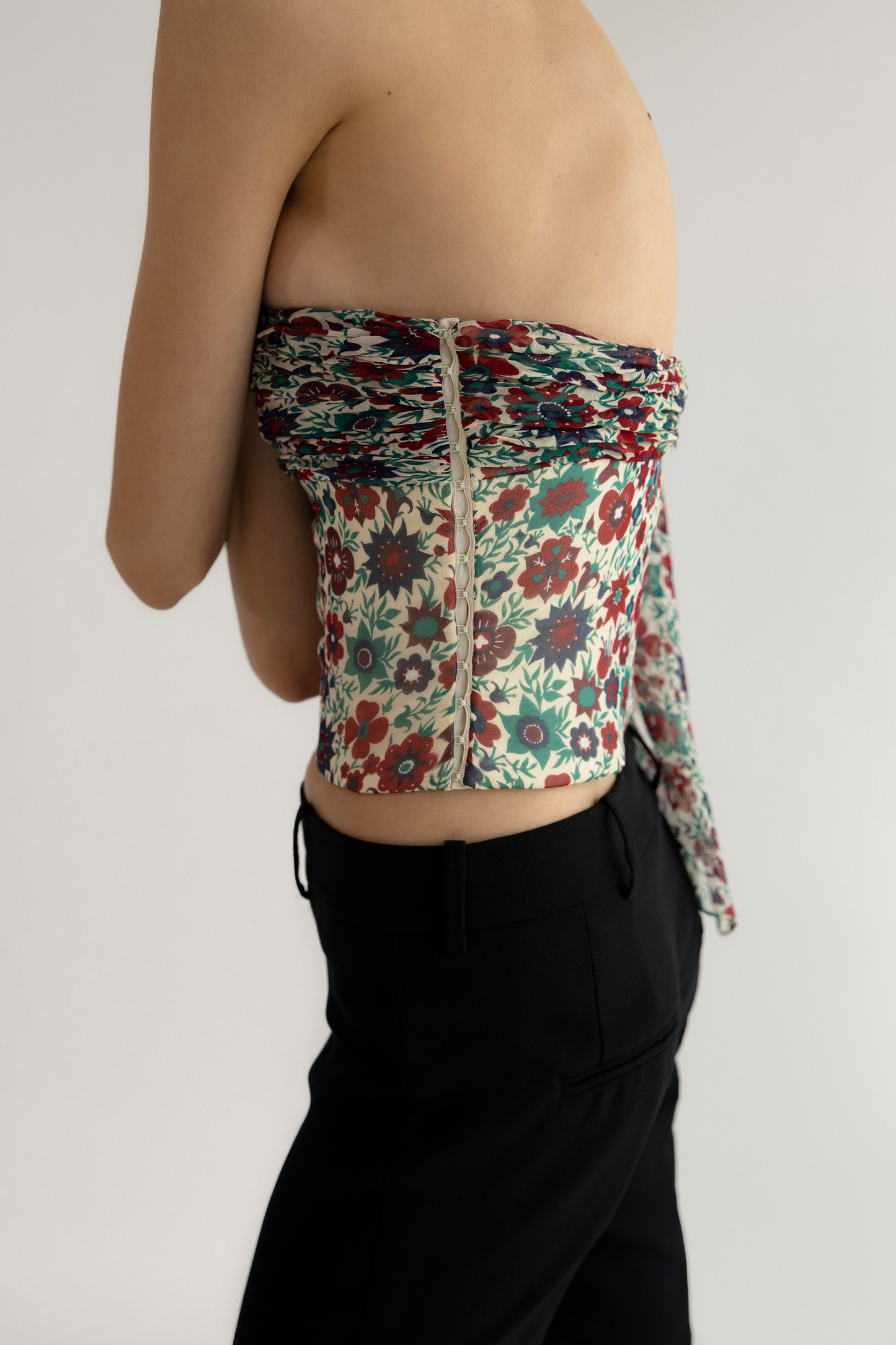 Bustier en mousseline