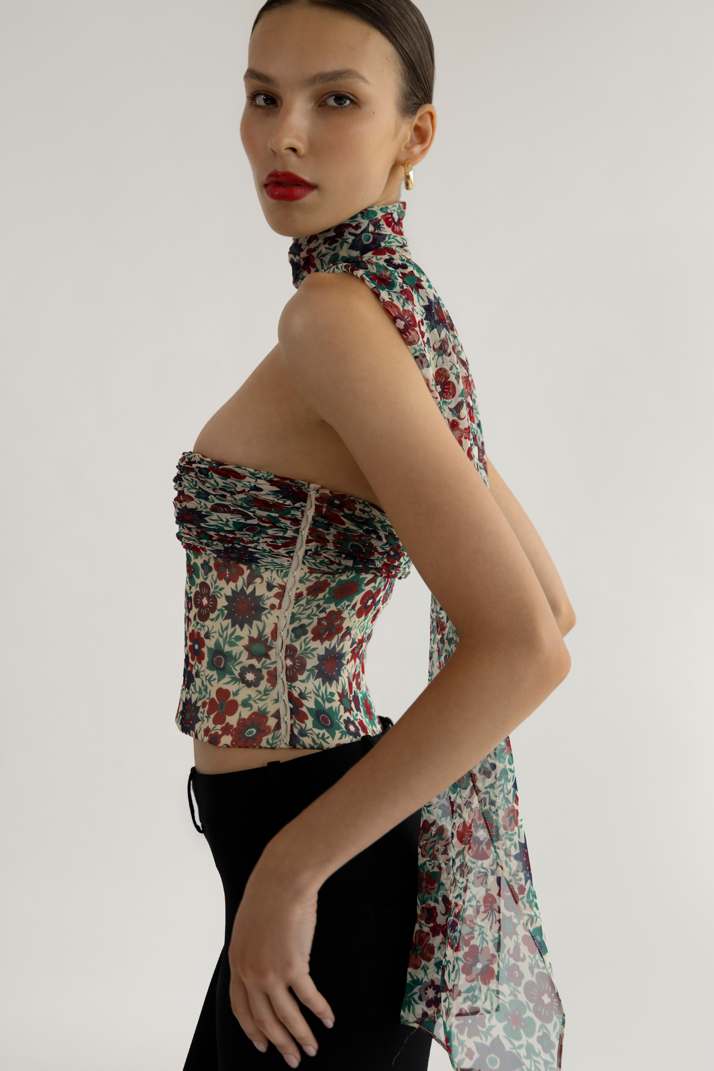 Bustier en mousseline