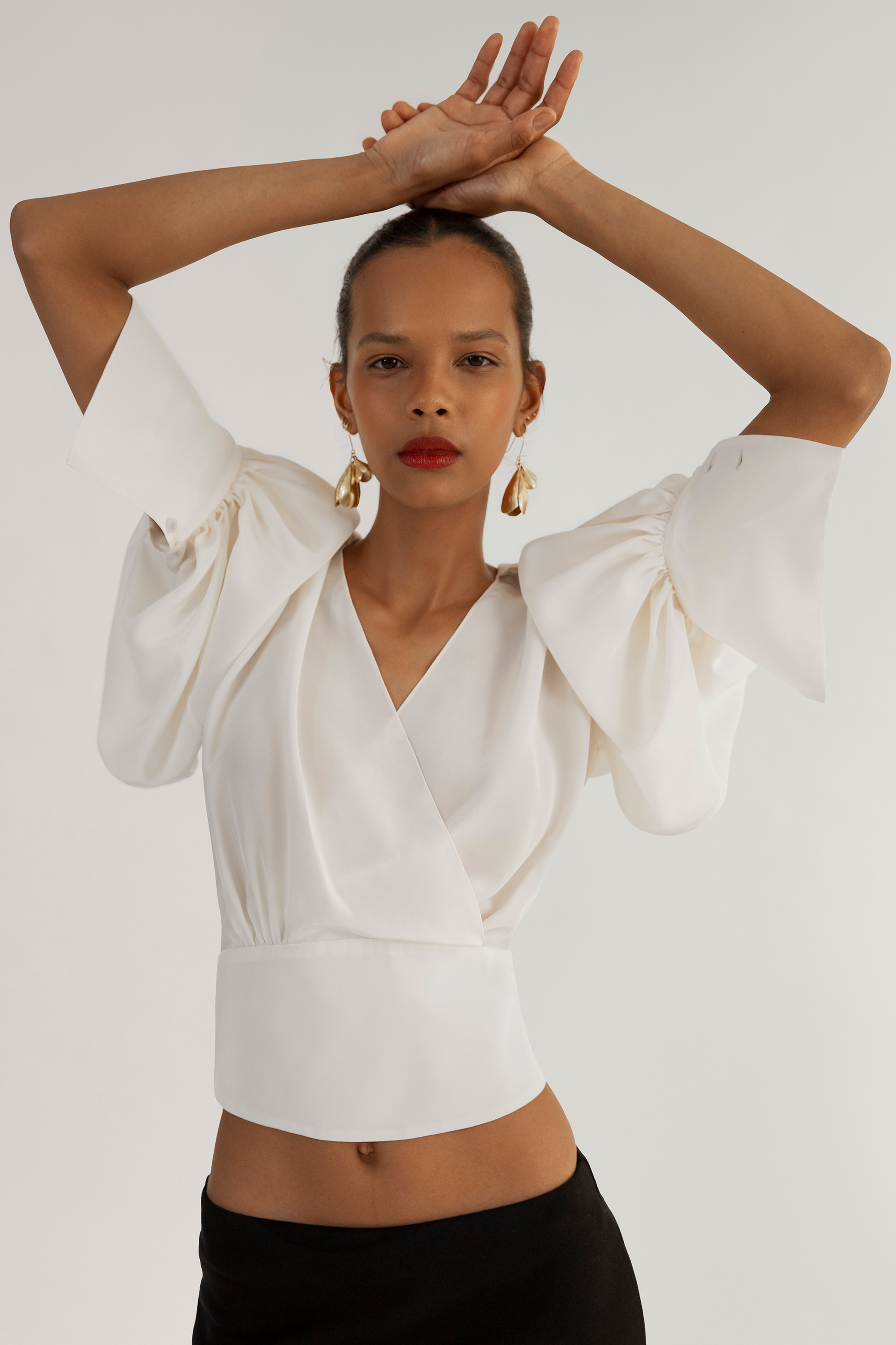 Top sales girl blouse