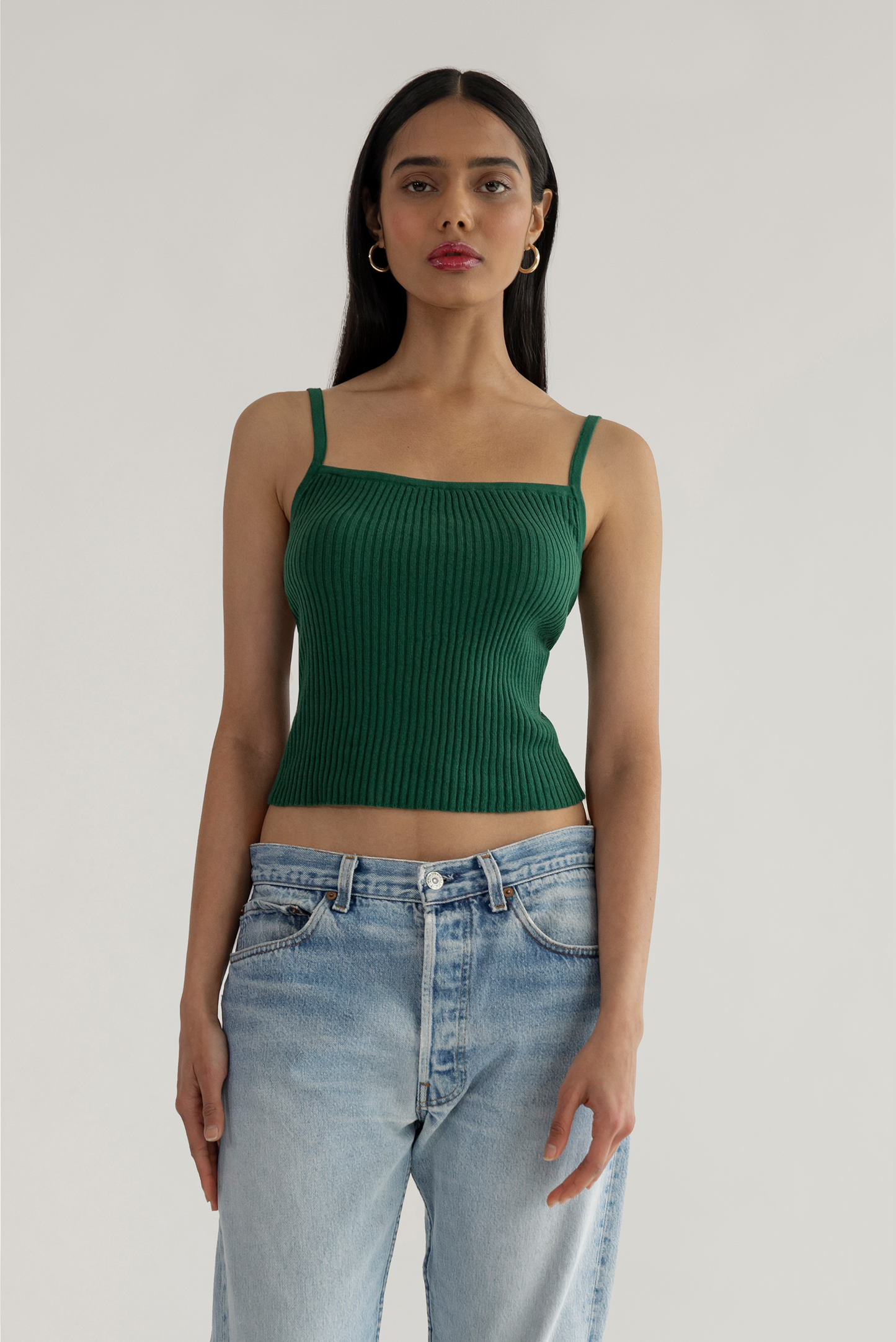 Square Neck Tank Top