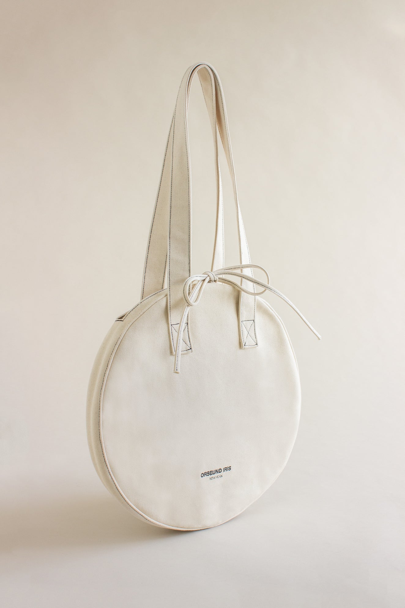 Small Canvas Round Tote: Women's Designer Tote Bags